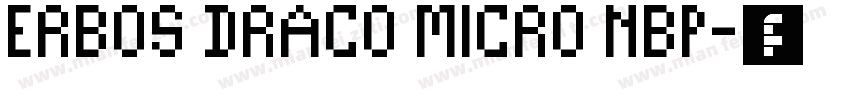 Erbos Draco Micro NBP字体转换